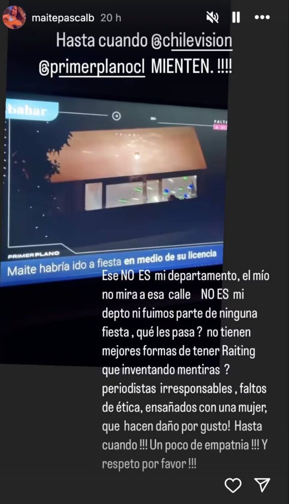 Mamá de Maite Orsini desmintió a Primer Plano
