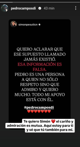 Pedro Campos y Simón Pesutic