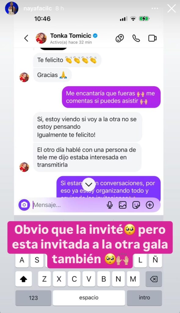 Naya Fácil habló con Tonka Tomicic