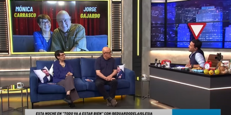 Mónica Carrasco y Jorge Gajardo