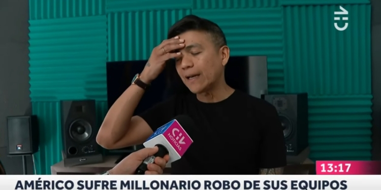 Américo denuncia millonario robo