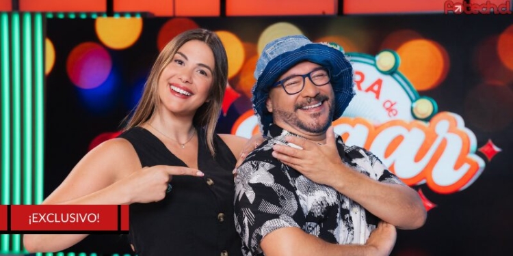 Salfate y Laura Prieto en La Hora de Jugar Trasnoche