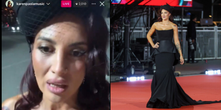 Las críticas de Karen Paola a la organización de la Gala