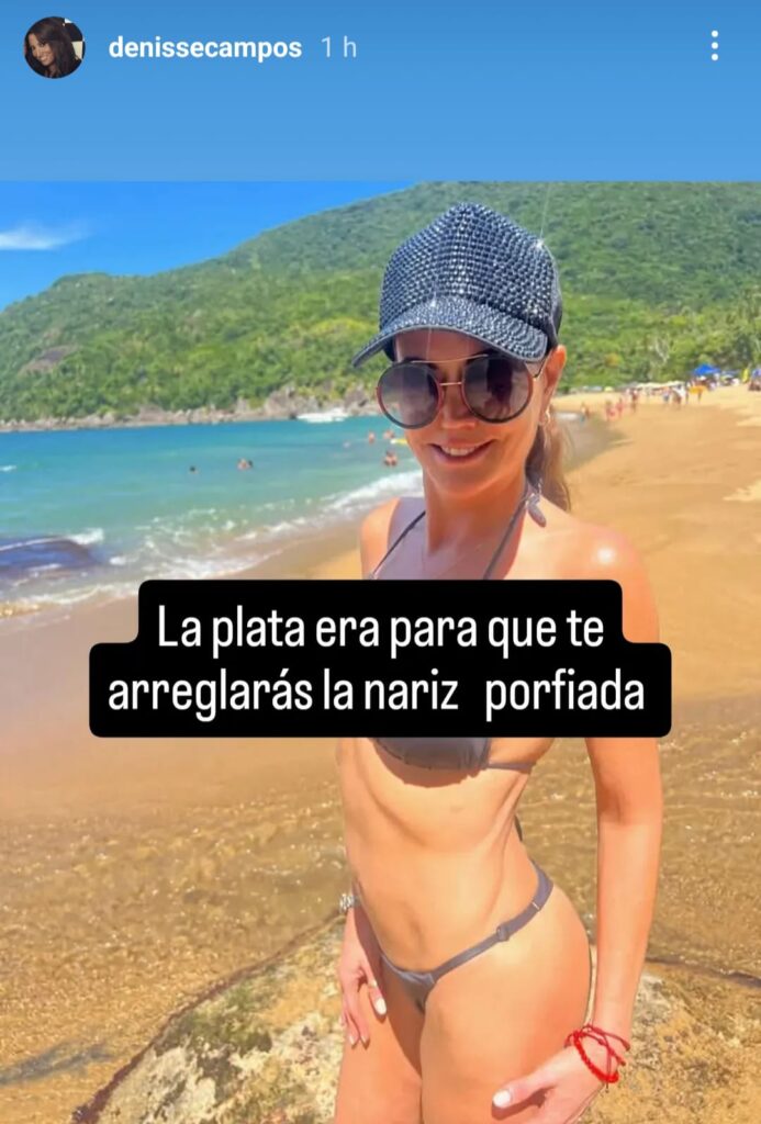 La imagen que compartió Denisse Campos de su hermana Daniella