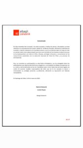 Comunicado Maripán