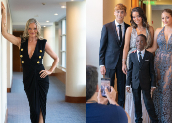 Marcela Vacarezza desfiló con sus hijos en la Gala de Viña del Mar