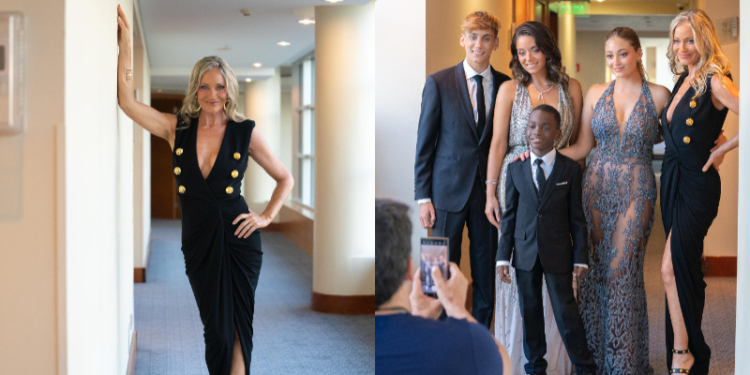 Marcela Vacarezza desfiló con sus hijos en la Gala de Viña del Mar