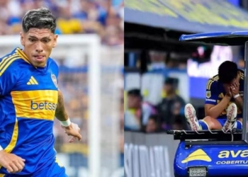 Boca Juniors Carlos Palacios y Williams Alarcón