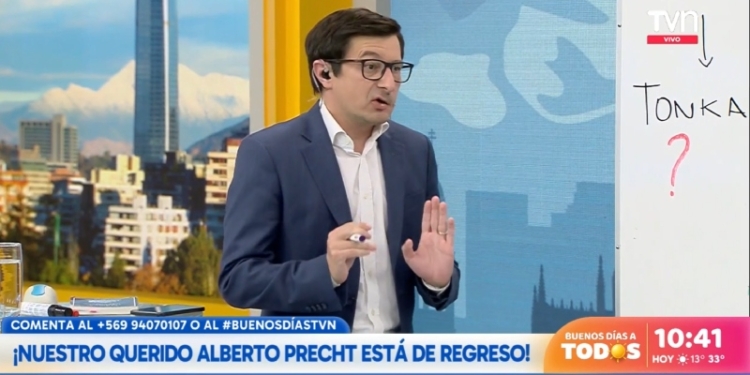 Alberto Precht y el chiste sobre su parálisis facial