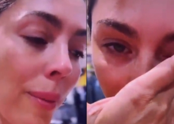 Daniela Aránguiz rompe en llanto