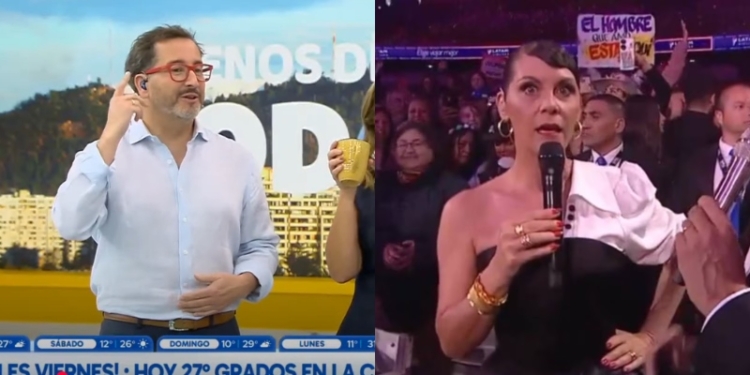 Eduardo Fuentes imitó a Paola Volpato