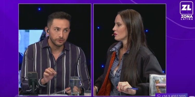 El encontrón de Hugo Valencia y Adriana Barrientos