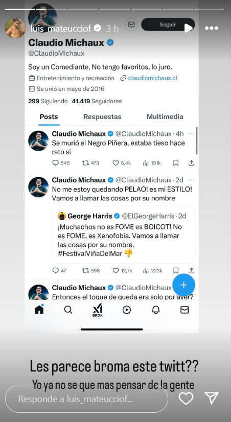 Luis Mateucci vs Claudio Michaux