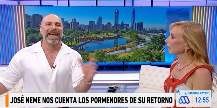 José Antonio Neme en su regreso a Mucho Gusto