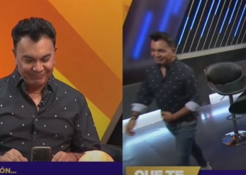Incómodo momento de Luis Sandoval en Que Te Lo Digo