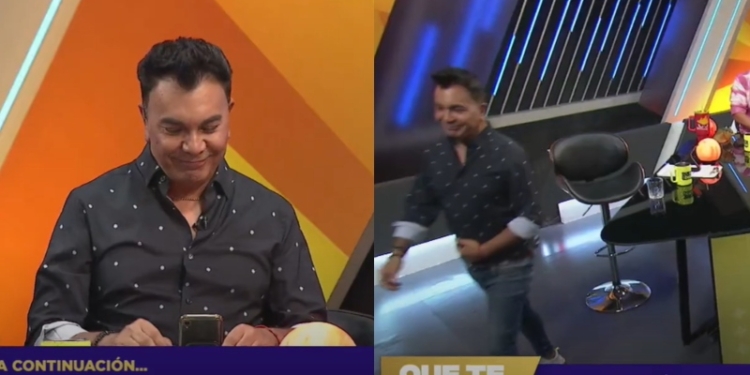Incómodo momento de Luis Sandoval en Que Te Lo Digo