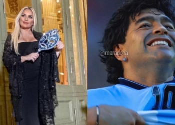 Diego Maradona y Verónica Ojeda