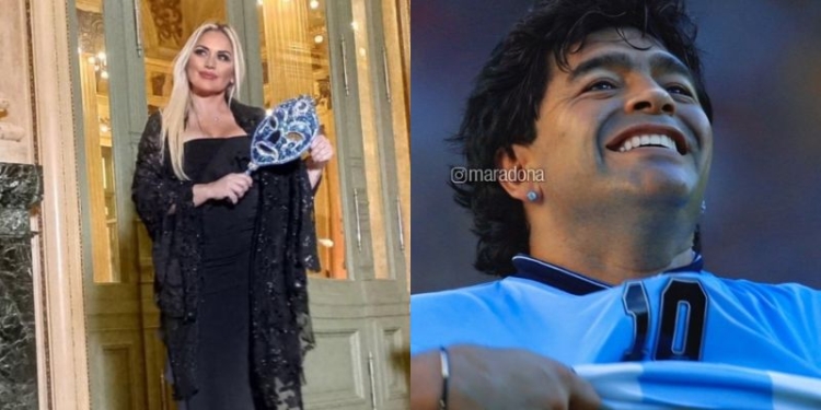 Diego Maradona y Verónica Ojeda