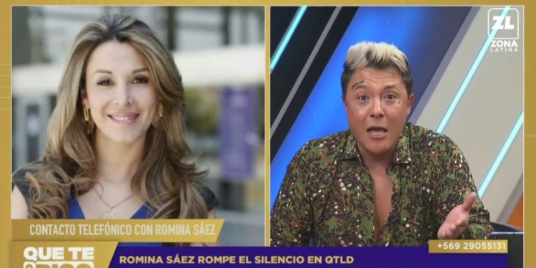 Romina Sáez vivió tenso round con panel de Que Te Lo Digo