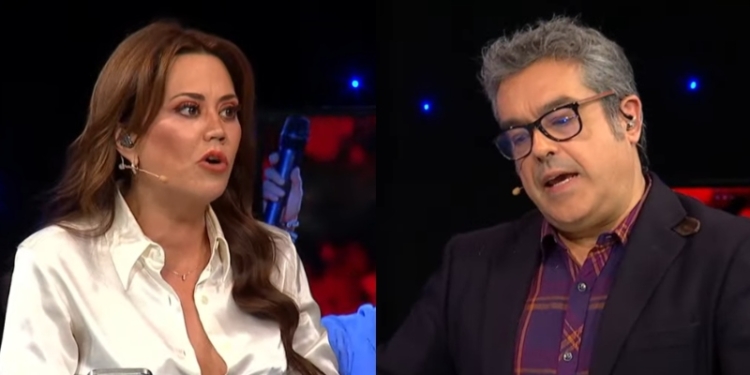 Daniella Campos tuvo tenso encontrón con Hugo Valencia