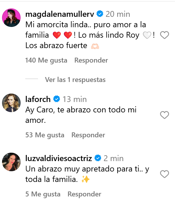 Mensaje carolina Arregui