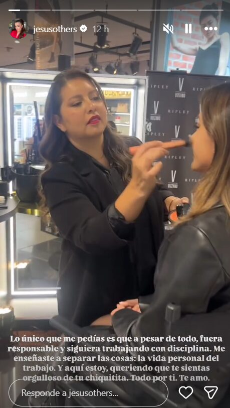 María Jesús Sothers dedicó emotivo mensaje a Roy