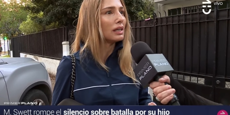 Mane Swett acusa "secuestro" de su hijo