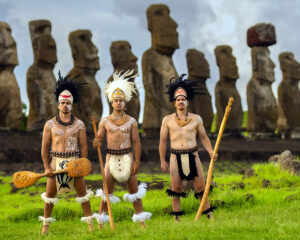 Pangal Andrade en Rapa Nui