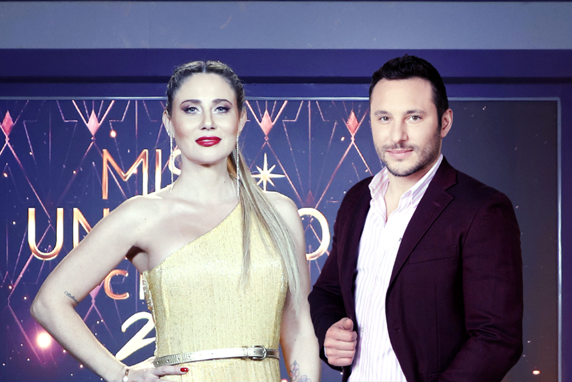 Dupla backstage Miss Universo Chile