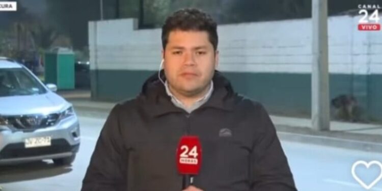 Periodista de TVN chascarro
