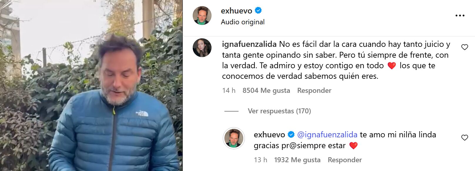 Defensa hija Daniel Fuenzalida