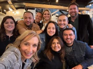 El especial carrete de Karen Doggenweiler y sus compañeros de "Mucho Gusto"