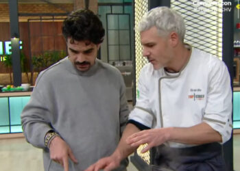 Coquetas reacciones por Ricardo Fernández en Top Chef VIP
