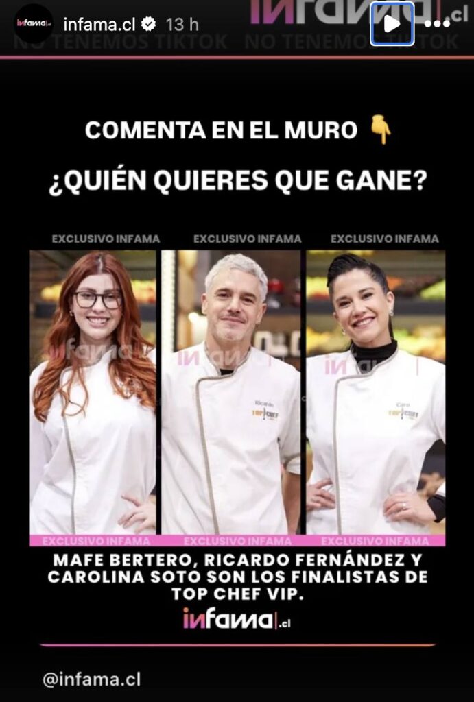 Filtran los tres finalistas de «Top Chef VIP»