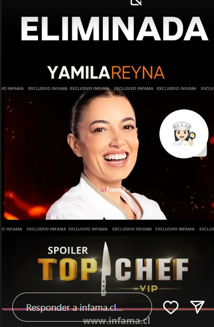 Yamila es la última eliminada de Top Chef VIP