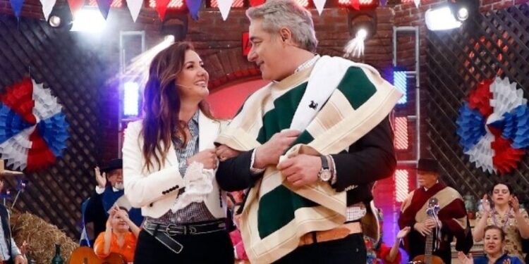 Aí fue el pie de cueca entre José Luis Repenning y Priscilla Vargas