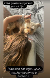 Fernanda Hansen preocupa al compartir accidente de su hija