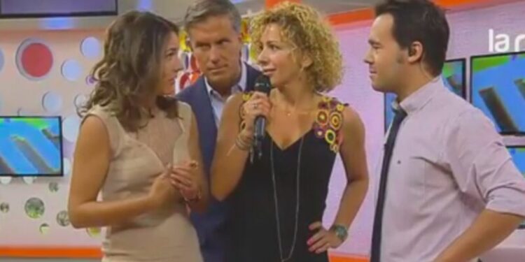 presentadora de televisión