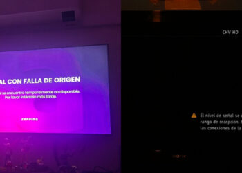 chilevisión a negro