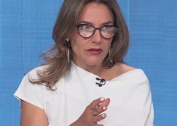 Julia Vial en el debate presidencial ANATEL.