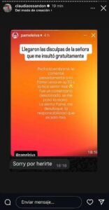 Fuertes insultos a Pamela Leiva