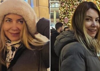 Mónica Godoy se muestra con su pareja.