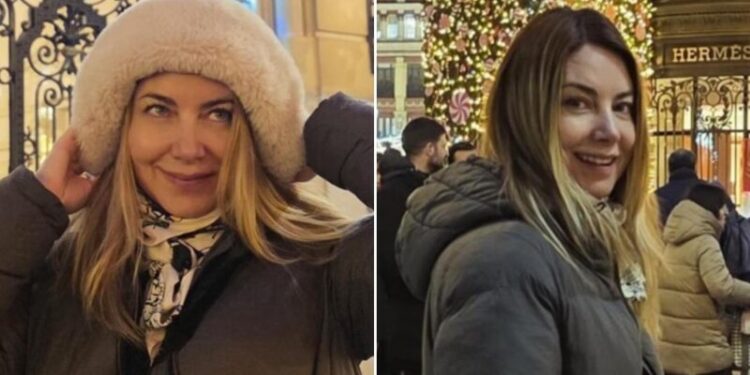 Mónica Godoy se muestra con su pareja.