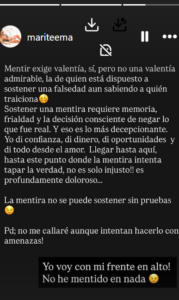 Marité Matus asegura que Camilo Huerta miente descaradamente