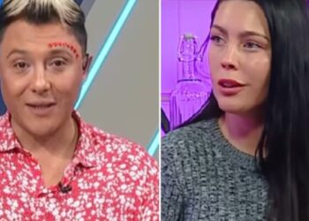 Sergio Rojas y Daniela Aránguiz.