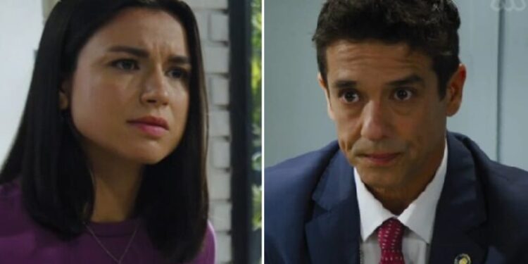 Diana y Santana en "El Jardín de Olivia".