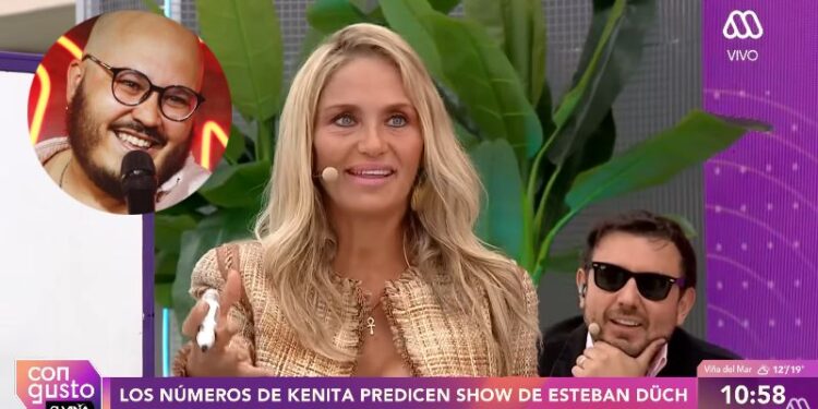 Kenita Larraín lanza predicción sobre Esteban Düch en Viña 2026