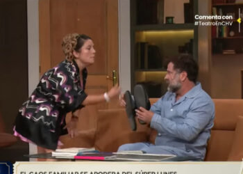 El reclamo de Marcial Tagle a María José Quiroz en Teatro en CHV