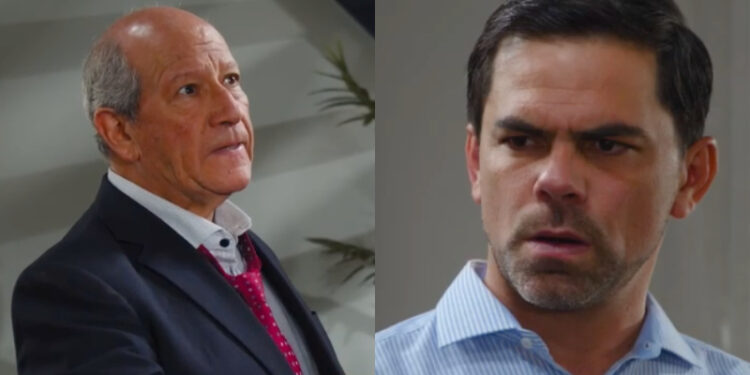 luis emilio amenaza el jardín de olivia