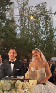 El espectacular look de Daniela Nicolás en su lujoso matrimonio